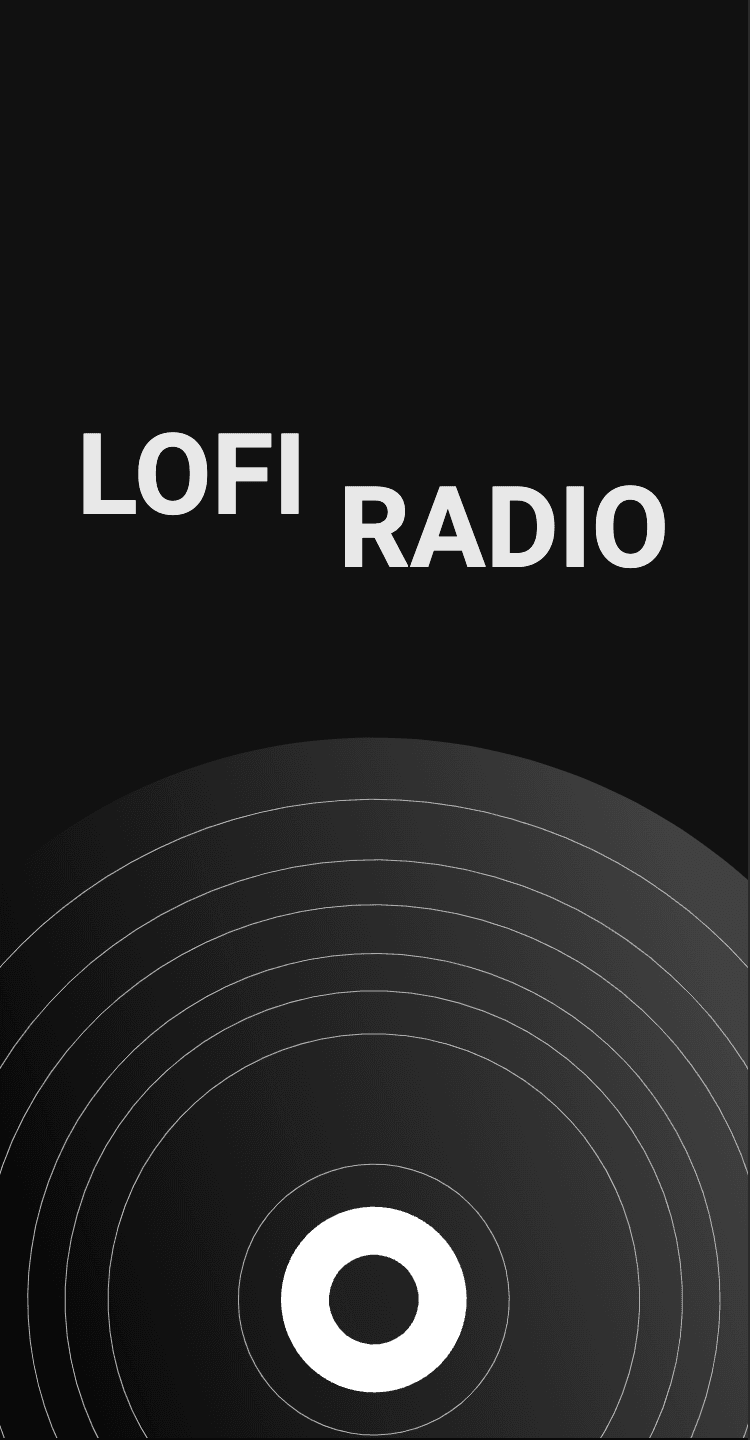 lofi radio main page for mobile