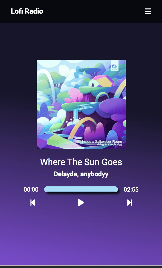 lofi radio player for mobile
